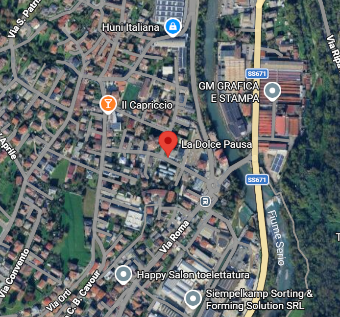 Mappa posizione La Dolce Pausa